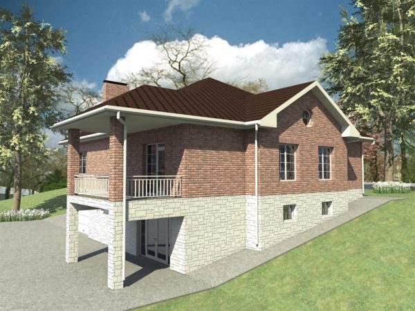 17. Проект дома F-015 Екстерьер Проект дома F-015 - фото 17