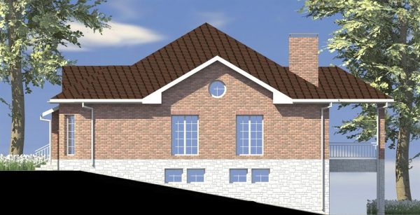 19. Проект дома F-015 Екстерьер Проект дома F-015 - фото 19