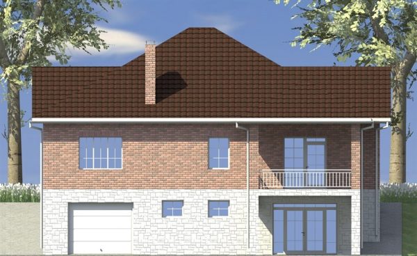 20. Проект дома F-015 Екстерьер Проект дома F-015 - фото 20