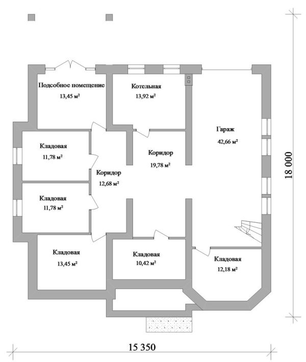 22. Проект дома F-015 Екстерьер Проект дома F-015 - фото 22