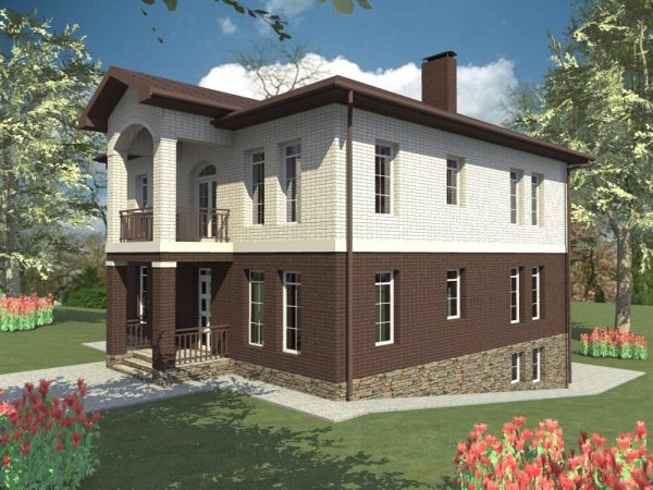 3. Проект дома F-017 Екстерьер Проект дома F-017 - фото 3