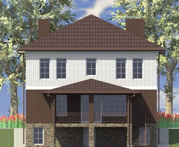 6. Проект дома F-017 Екстерьер Проект дома F-017 - фото 6