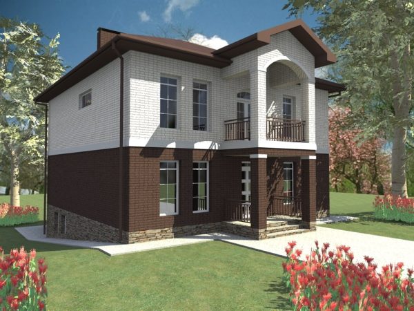 7. Проект дома F-017 Екстерьер Проект дома F-017 - фото 7