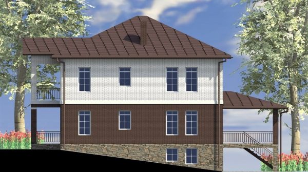 10. Проект дома F-017 Екстерьер Проект дома F-017 - фото 10