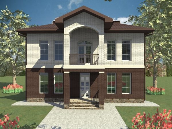 14. Проект дома F-017 Екстерьер Проект дома F-017 - фото 14