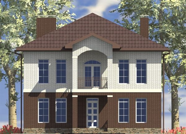 19. Проект дома F-017 Екстерьер Проект дома F-017 - фото 19