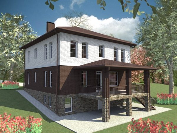 24. Проект дома F-017 Екстерьер Проект дома F-017 - фото 24