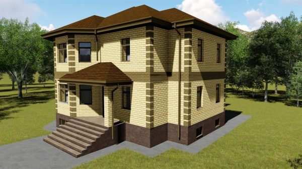 6. Проект дома F-018 Екстерьер Проект дома F-018 - фото 6