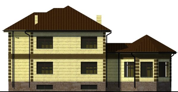 10. Проект дома F-018 Екстерьер Проект дома F-018 - фото 10