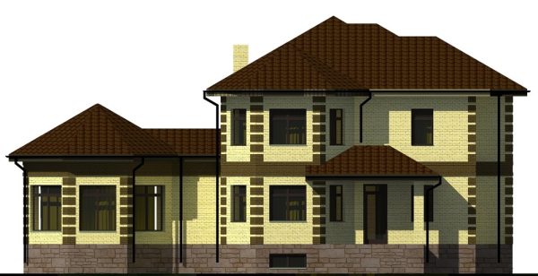 13. Проект дома F-018 Екстерьер Проект дома F-018 - фото 13