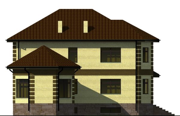 21. Проект дома F-018 Екстерьер Проект дома F-018 - фото 21