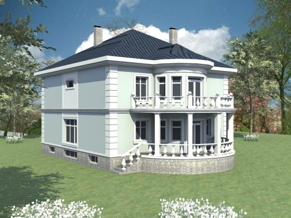 12. Проект дома F-037 Екстерьер Проект дома F-037 - фото 12