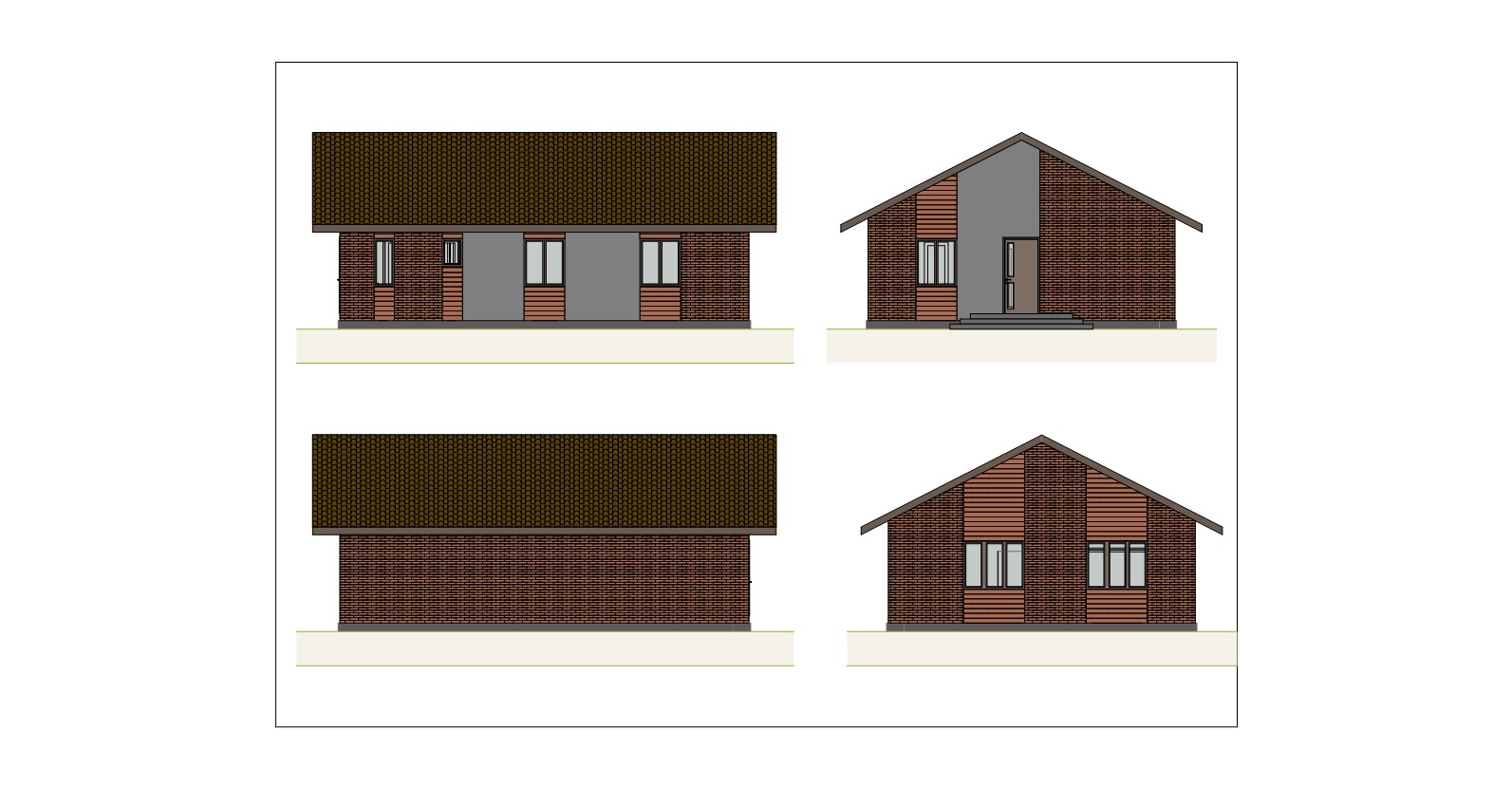 5. Еравна 108 Фасад плоский