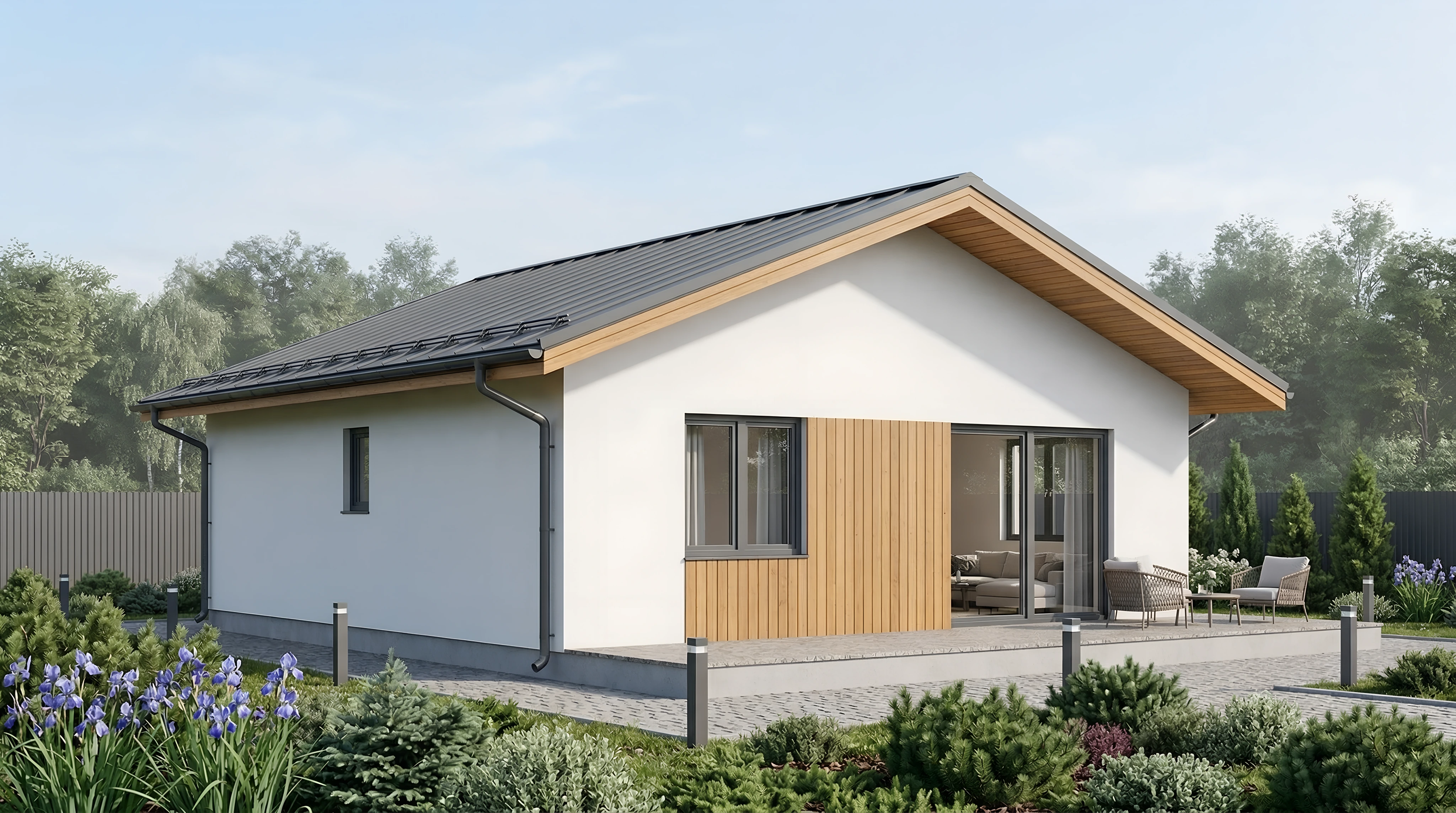 4. Курумкан 70 Екстерьер задний двор