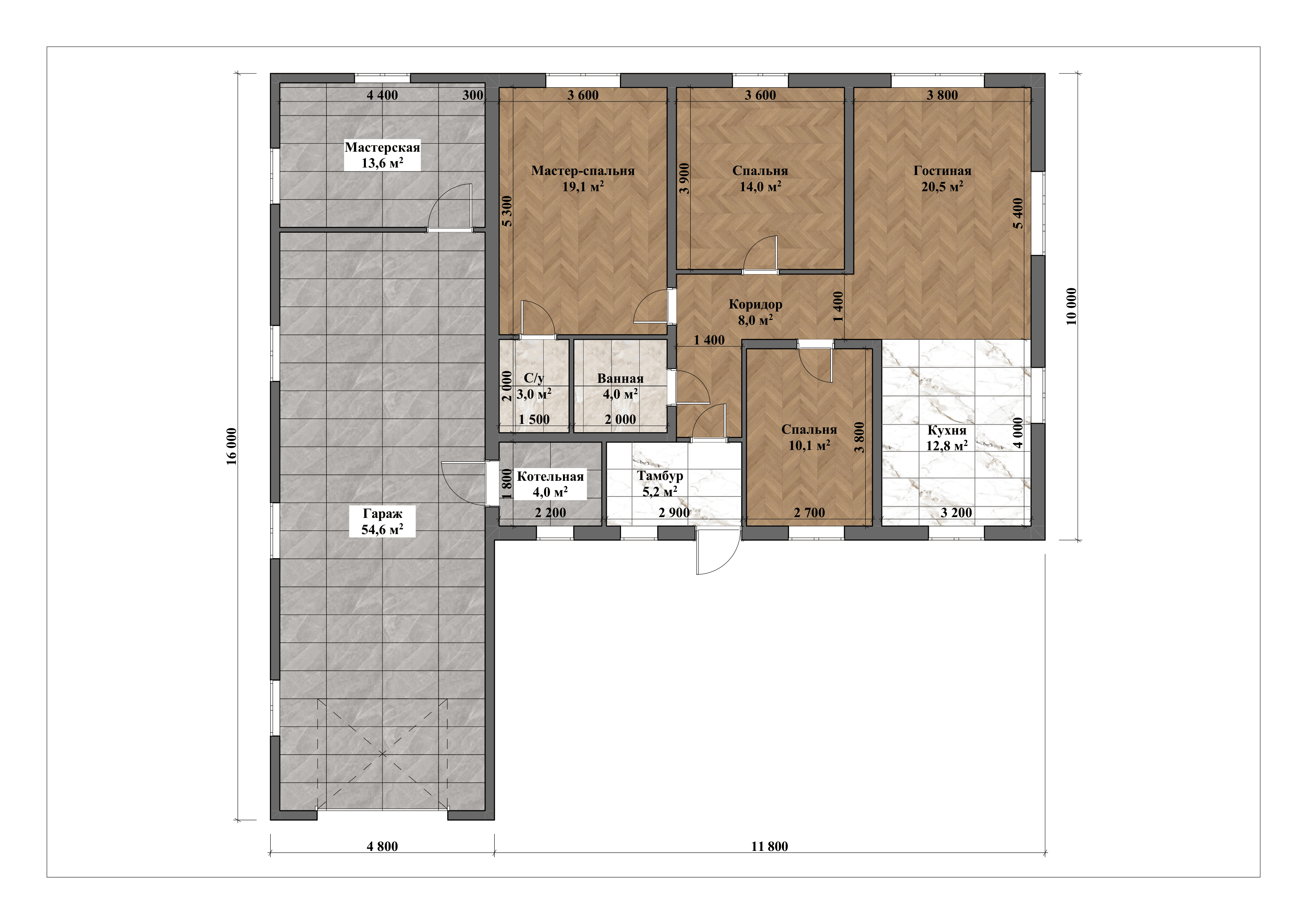 6. Багульник 110 Планировка с размерами