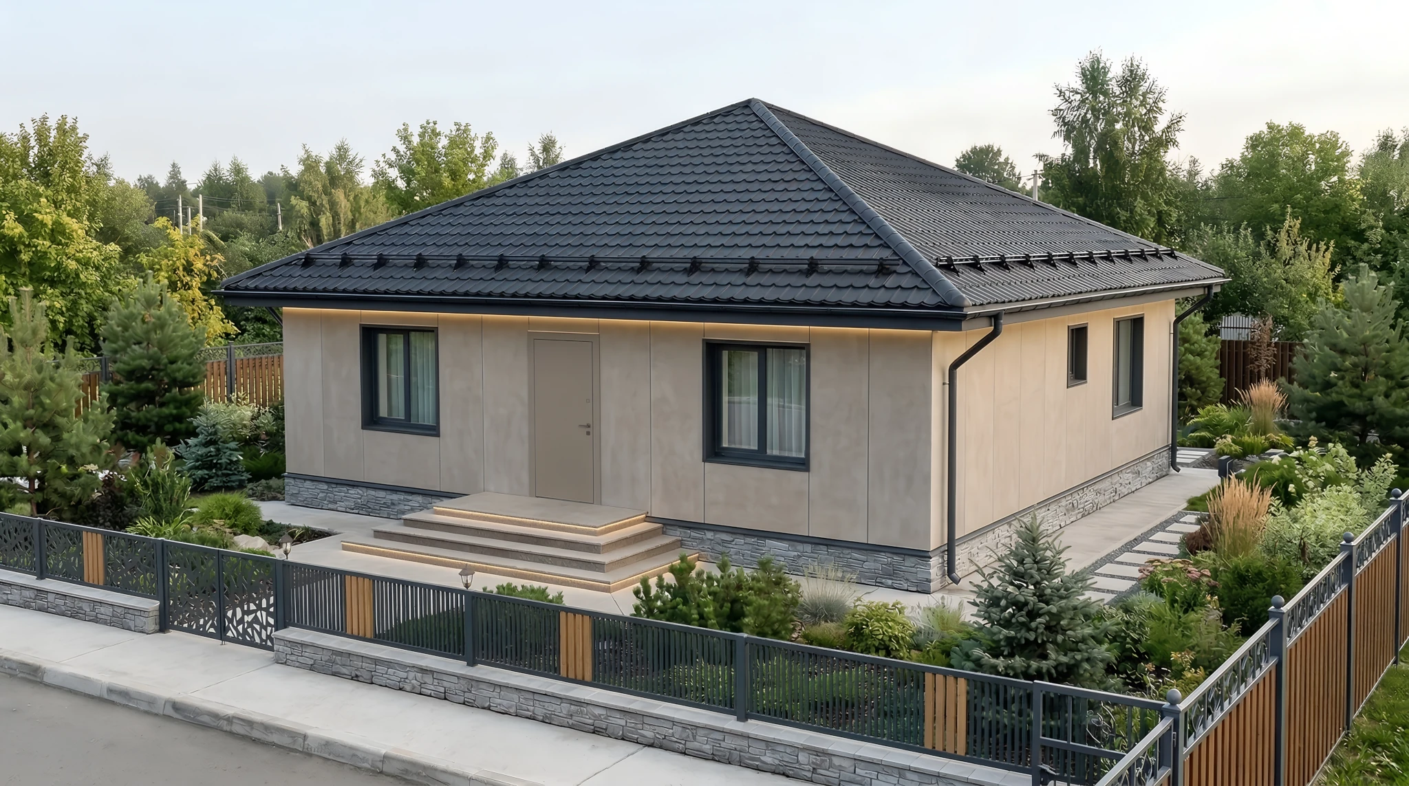 Одноэтажный дом 112,4 м2