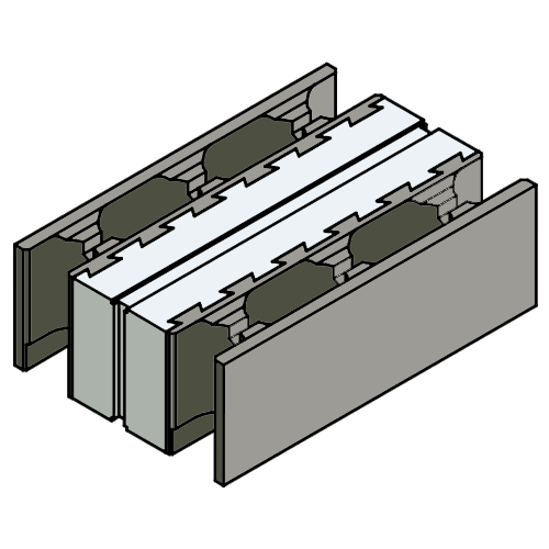 ThermoBlock рядовый ТБ400 эпюр
